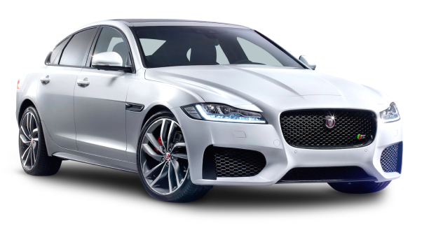 White Jaguar Car